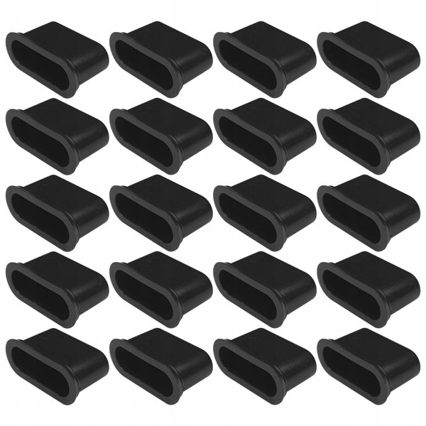 CyclingColors 20 x czarne zaślepki do listw 38 mm do ramy łóżka