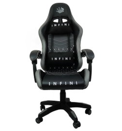 Fotel gamingowy szary INFINI Five Grey