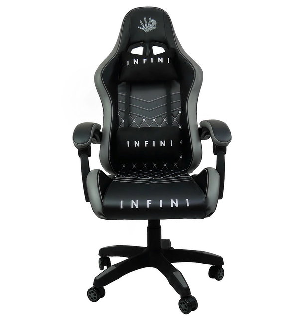 Fotel gamingowy szary INFINI Five Grey