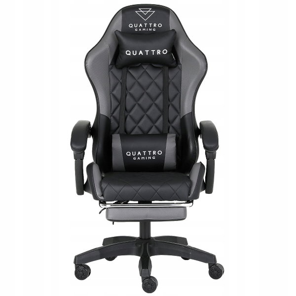 Fotel Gamingowy QUATTRO Gray