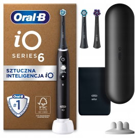 Szczoteczka elektryczna Oral-B iO 6 akumulatorowa wielokolorowa 2 końcówki