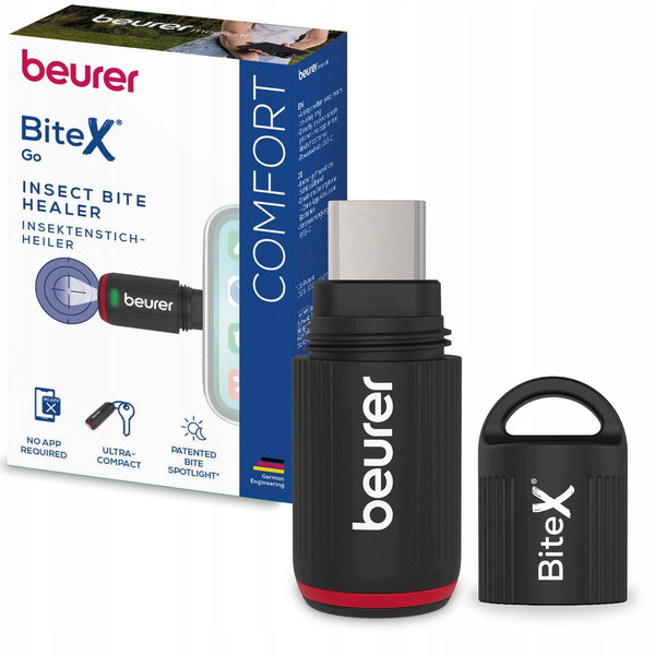 Urządzenie łagodzące swędzenie po ukłuciu insekta BiteX Go USB-C