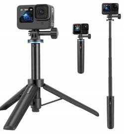 Vkesen Mini statyw do GoPro, statyw z drążkiem przedłużającym