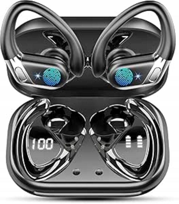 SŁUCHAWKI BEZPRZEWODOWE B01 BLUETOOTH 5.4 SPORTOWE IPX7 50h HIFI