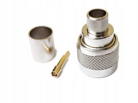 Wtyk N zaciskany na gruby kabel RG 213 H1000