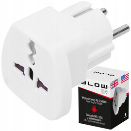 Adapter przejściówka BLOW gniazdko UK USA wtyczka PL EU