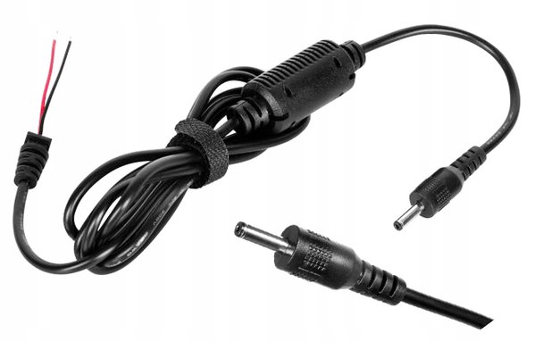Kabel zasilający do laptopa z wtykiem 3,5/1,5 (12V/3A) do montażu Rebel