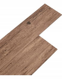 Samoprzylepne płytki podłogowe 91,5 x 15,2 cm orzech włoski 36 sztuk 5,01m2