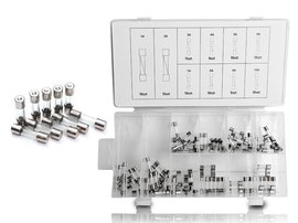 Zestaw bezpieczników szklanych 5X20 2/3/4/6/7/8/9/10A box 100 sztuk LTC