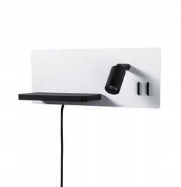 Oprawa ścienna Paulmann Serra LED Right USB-C 520/180lm 2700K biały matowy