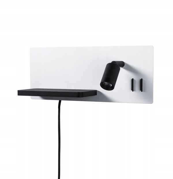 Oprawa ścienna Paulmann Serra LED Right USB-C 520/180lm 2700K biały matowy
