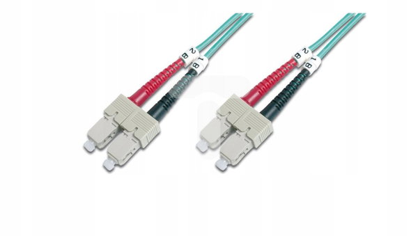 Kabel światłowodowy multimode MM OM3 SC-SC 2m Digitus DK-2522-02/3