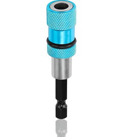 Adapter magnetyczny do bitów hex 1/4" niebieski stal nierdzewna