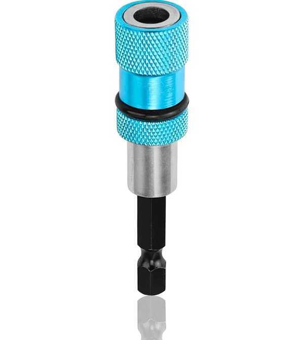 Adapter magnetyczny do bitów hex 1/4" niebieski stal nierdzewna