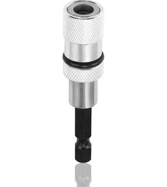 Adapter magnetyczny do bitów hex 1/4" srebrny stal nierdzewna