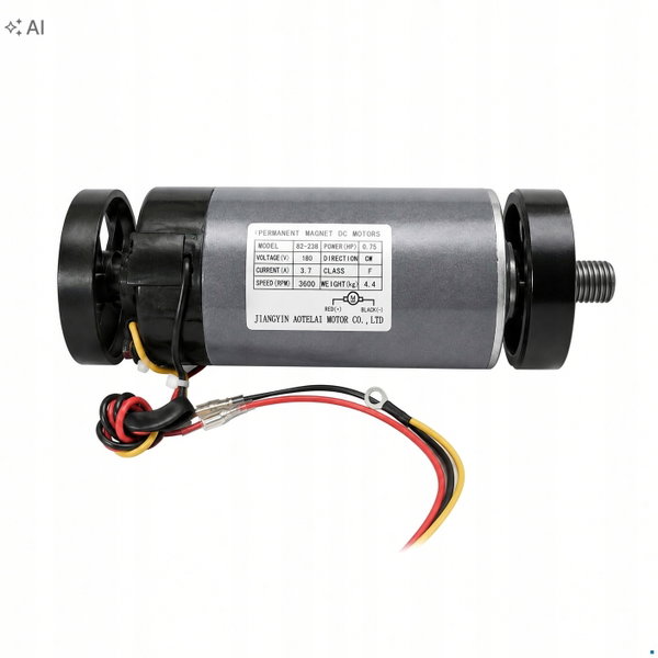 Silnik bieżni DC 180V 0,75HP 560W 3600 obr. Aotelai 82-238