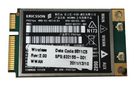 Ericsson F5521gw 632155-001 3G WCDMA HSDPA WWAN Aero2