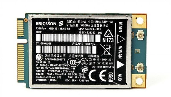 Ericsson F3607GW 574249-001 3G WCDMA HSDPA WWAN