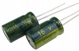 Kondensator 1000uF-16V 1000uF/16V 8X16 lowESR  105C
