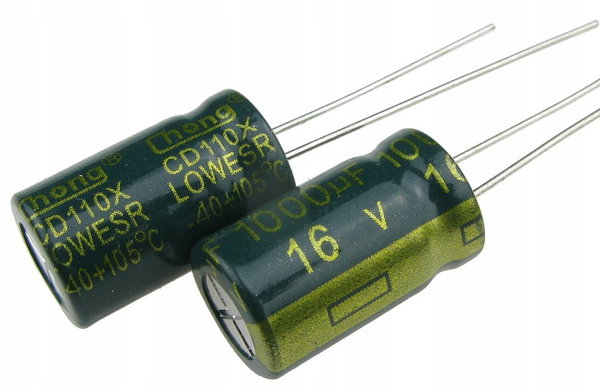 Kondensator 1000uF-16V 1000uF/16V 8X16 lowESR  105C