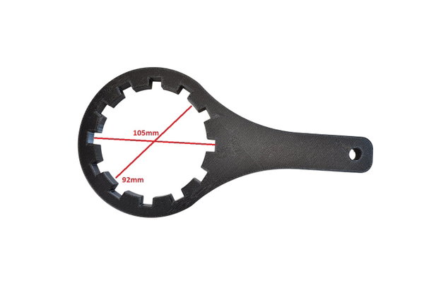 Klucz Korpusu obudowy filtra wody UST-M 10" WRT WFW WFU 12 zębów