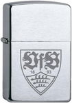 Zapalniczka szczotkowany Chrom Chrome Zippo VfB Stuttgart kolekcjonerska