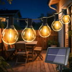 Girlanda świetlna Litogo 930 cm 9.3 m 15 LED na zewnątrz solarne żółty