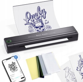DRUKARKA DO TATUAŻY BLUETOOTH TERMICZNA SZABLONY