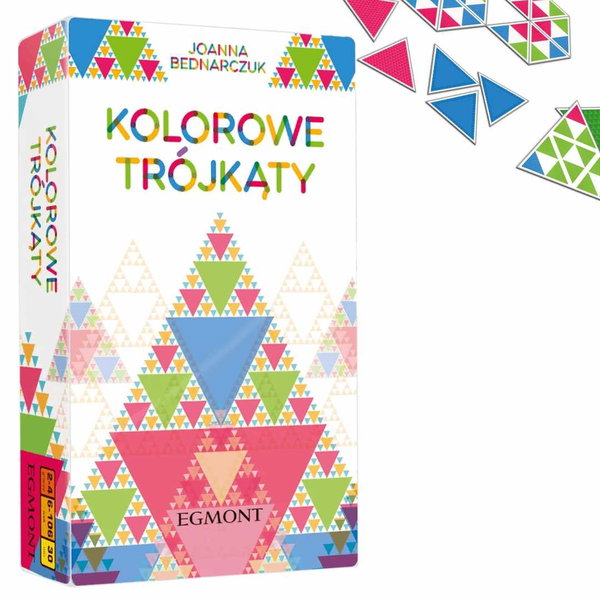 KOLOROWE TRÓJKĄTY - Gra na koncentrację - Egmont