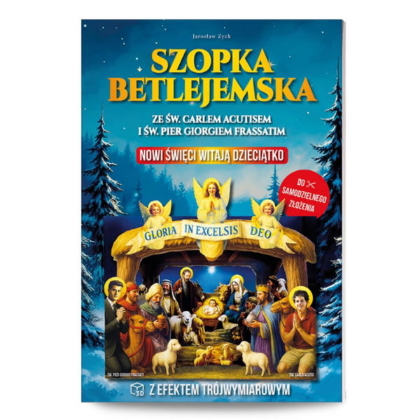 Szopka betlejemska ze św. Carlem Acutisem i św. Pier Giorgiem Frassatim