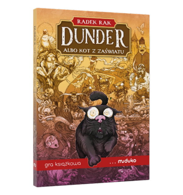 Dunder albo Kot z Zaświatu – gra paragrafowa Muduko, fantasy