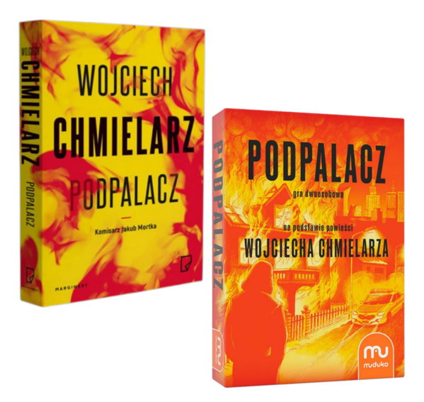 Ognisty Komplet. Gra planszowa Podpalacz + Książka Podpalacz