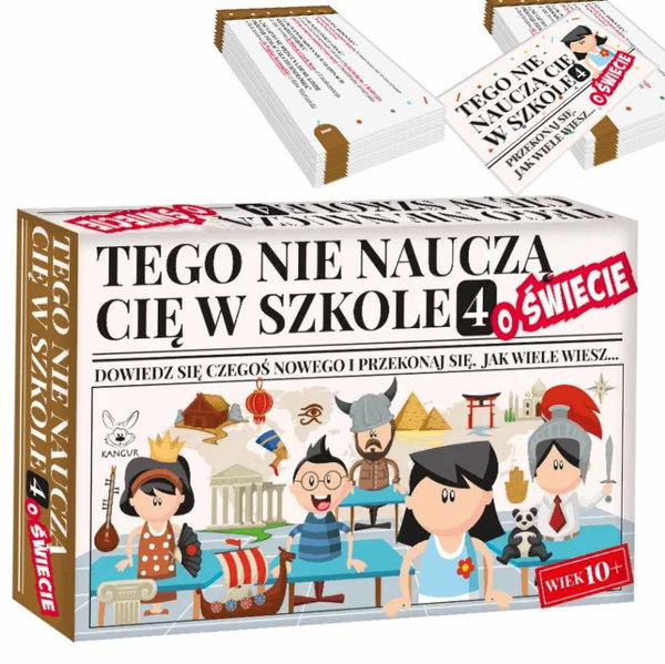 Gra Edukacyjna Kangur Tego nie nauczą cię w szkole 4. O Świecie