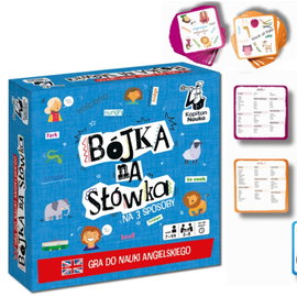 Bójka na słówka. Gra do nauki języka angielskiego Kapitan Nauka 7+