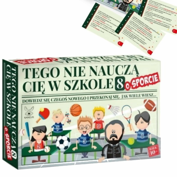 Gra edukacyjna Kangur Tego nie nauczą Cię w szkole 8. O Sporcie