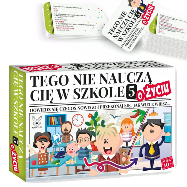 Gra Edukacyjna Kangur Tego nie nauczą cię w szkole 5. O Życiu