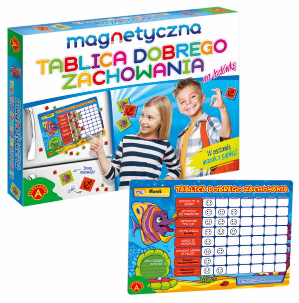 Magnetyczna Tablica dobrego zachowania Alexander 4+
