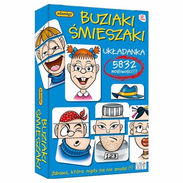 „Buziaki Śmieszaki – kreatywna układanka emocji dla maluchów 3-7 lat”