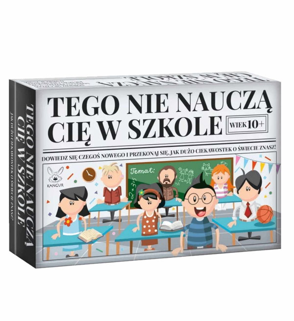TEGO NIE NAUCZĄ CIĘ W SZKOLE! Gra Quiz Edukacyjny Kangur
