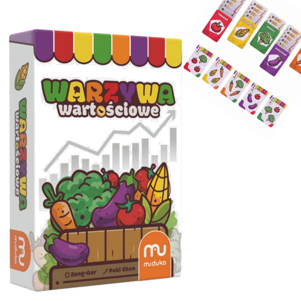 Warzywa wartościowe Muduko - Gra Karciana 7+