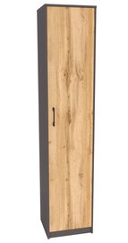 Bestseller Regał Słupek Zamykany Grafit/Wotan 180cm x 39cm x 35cm R008G/W