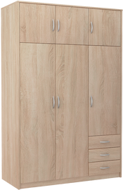 Bestseller Szafa 6 Drzwi 3 Szuflady Sonoma 193cm x 127cm x 55cm SZ03SONOMA
