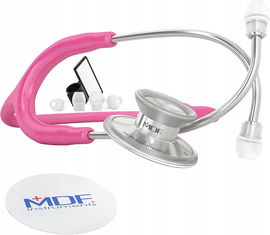 Stetoskop internistyczny luksusowy lekki MDF 747XP Deluxe fuksja