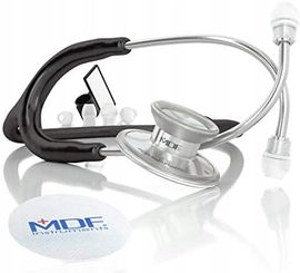 Stetoskop internistyczny luksusowy lekki MDF 747XP Deluxe czarny