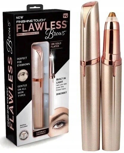 Depilator Trymer Golarka Do Brwi z podswietleniem Flawless Brows OKAZJA!!