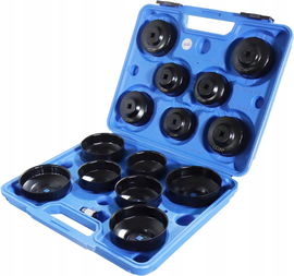 CCLIFE 15 szt Nakładki filtra oleju Narzędzia do klucza do filtra Zestaw