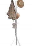 MEZZLIN Metalowy wieszak na ubrania Biały - 172cm