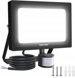 MEIKEE 50W LED Reflektor z Czujnikiem Ruchu 4700LM 6500K IP66