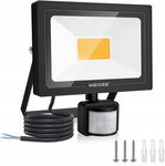MEIKEE Reflektor LED 35W 3000LM Z Czujnikiem Ruchu IP66 MOCNY! ciepła biel
