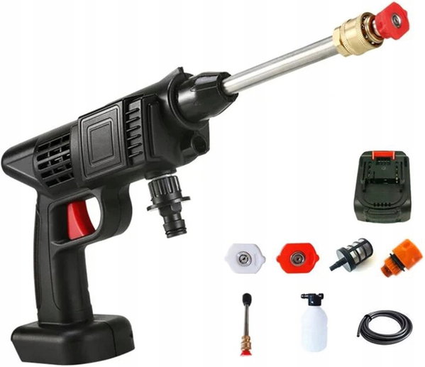 Bezprzewodowa Myjka ciśnieniowa 1x akumulator Mulcort 50PSI 1500mAh 24V
